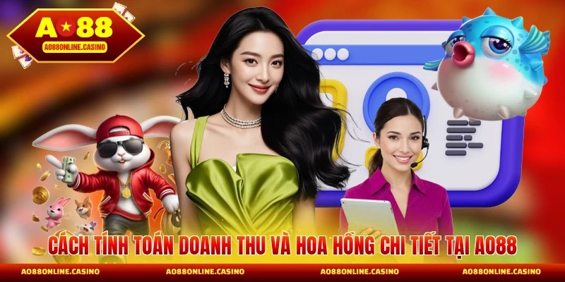 Cách tính toán doanh thu và hoa hồng chi tiết tại AO88