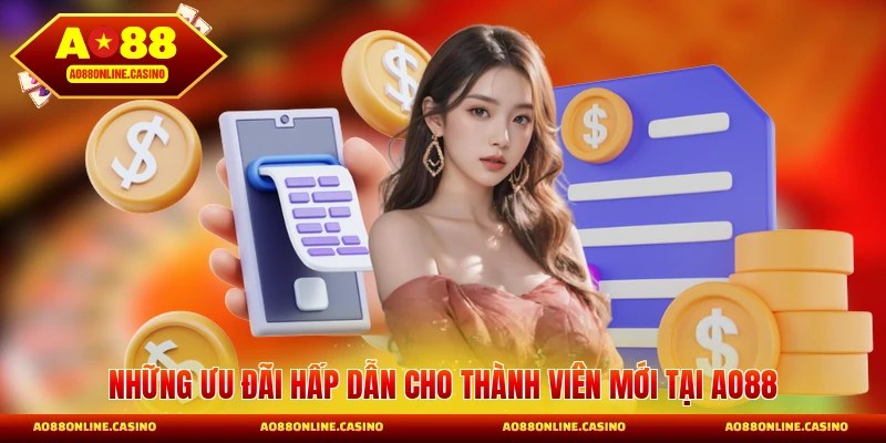 Những ưu đãi hấp dẫn cho thành viên mới tại AO88