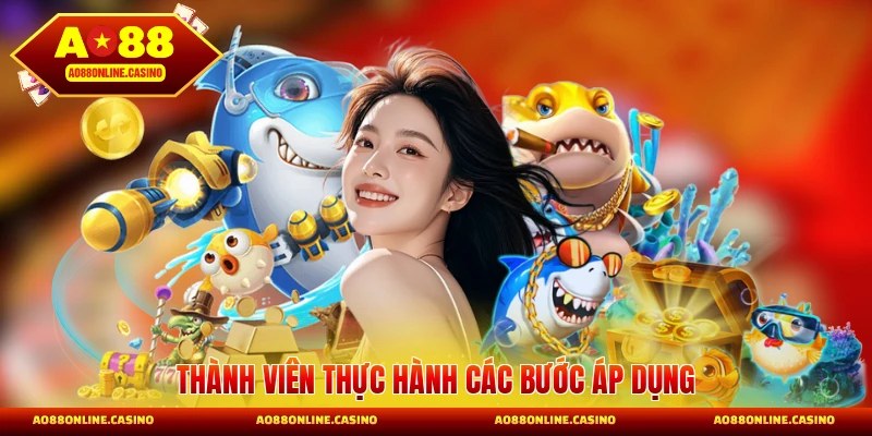 Thành viên thực hành các bước áp dụng thuật toán